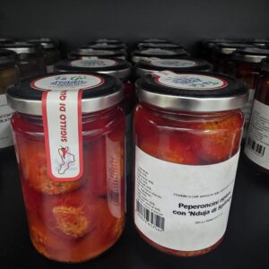 Peperoncini ripieni alla 'nduja