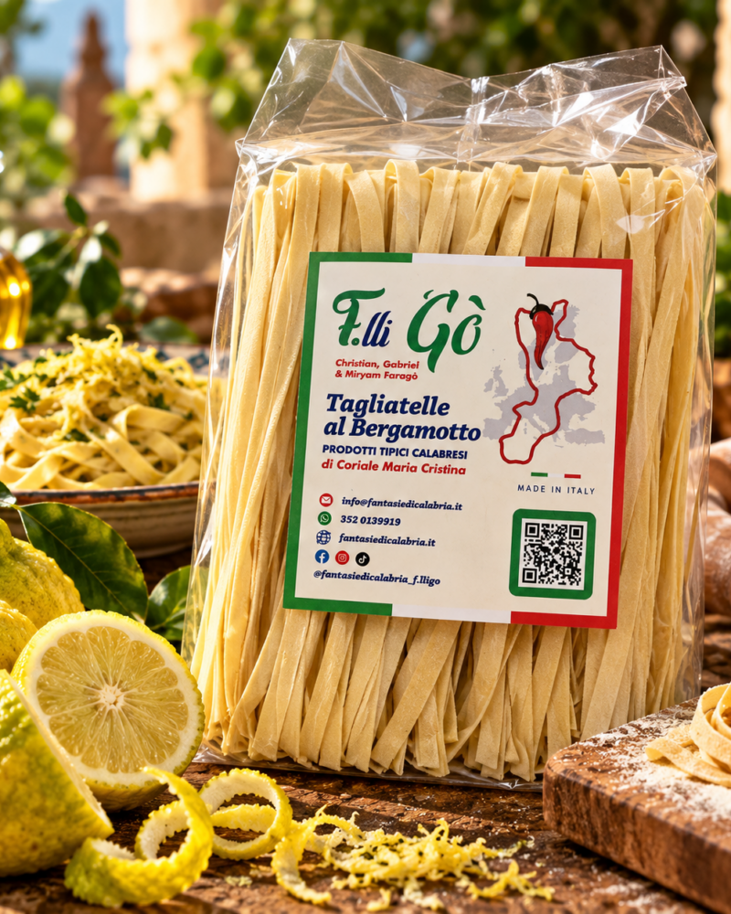 TAGLIATELLE CALABRESI AL BERGAMOTTO