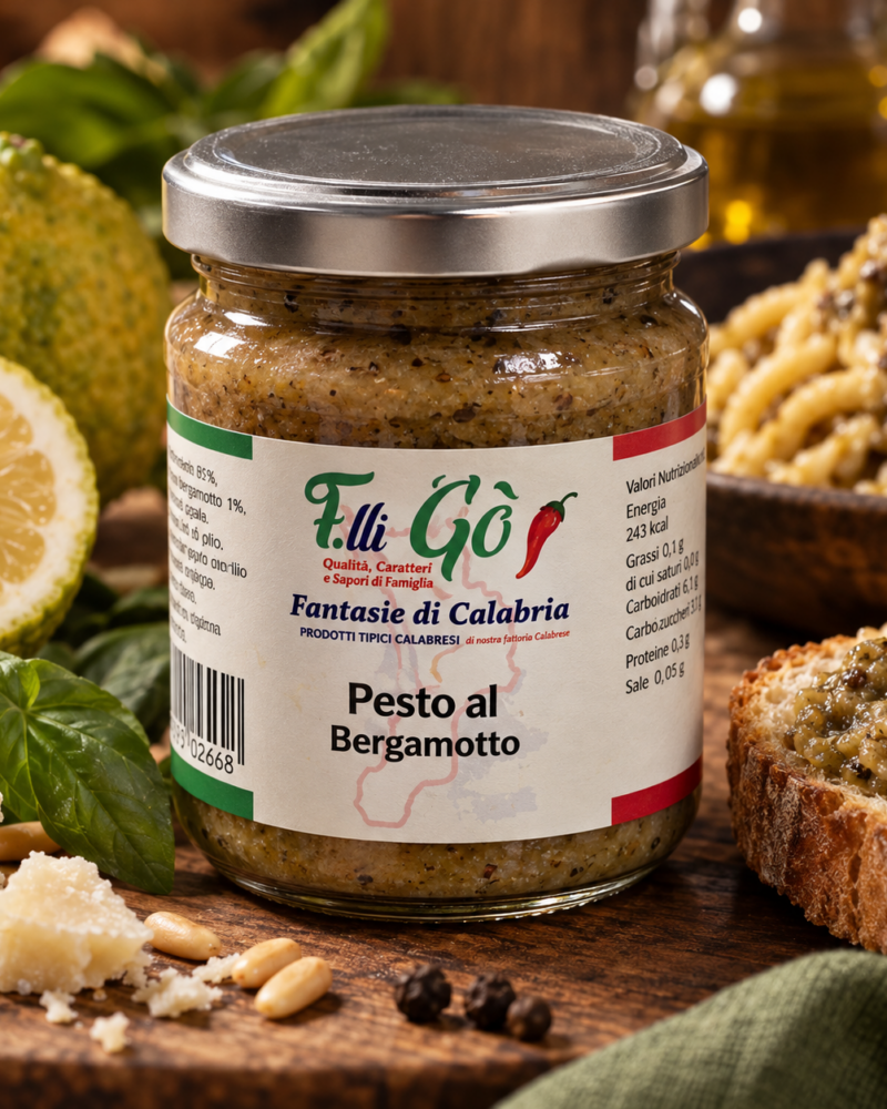 Pesto mandorle al bergamotto
