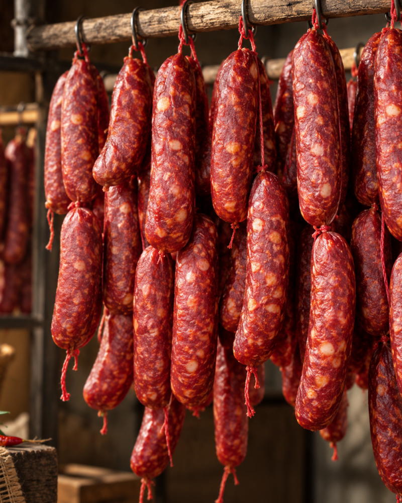 Salsiccia silana calabrese